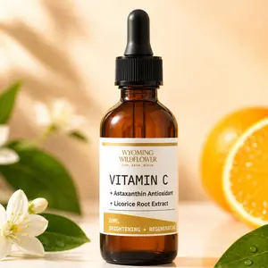 Vitamin C + Licorice Root + Astaxanthin | Brightening | Even Skin Tone | Reduces Redness | Radiant Skin | Powerful Antioxidant