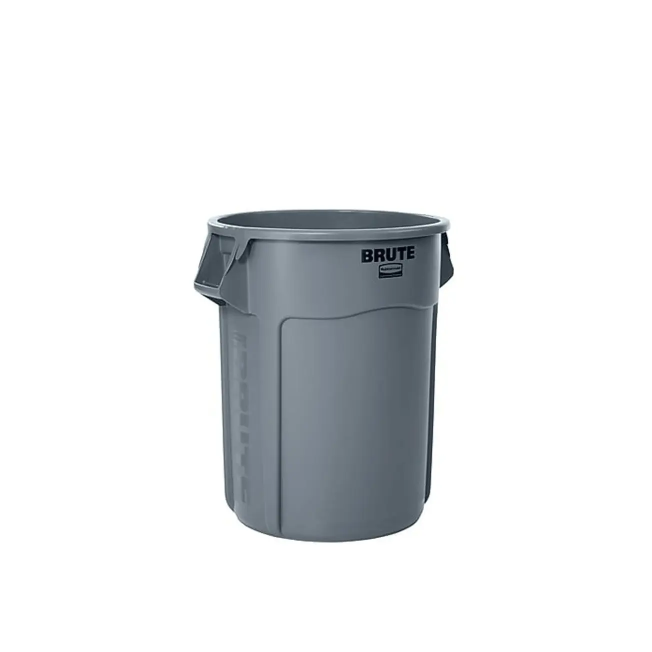 Rubbermaid Brute Vented Trash Can Receptacle without Lid, 55-Gallons, Gray (FG265500GRAY)