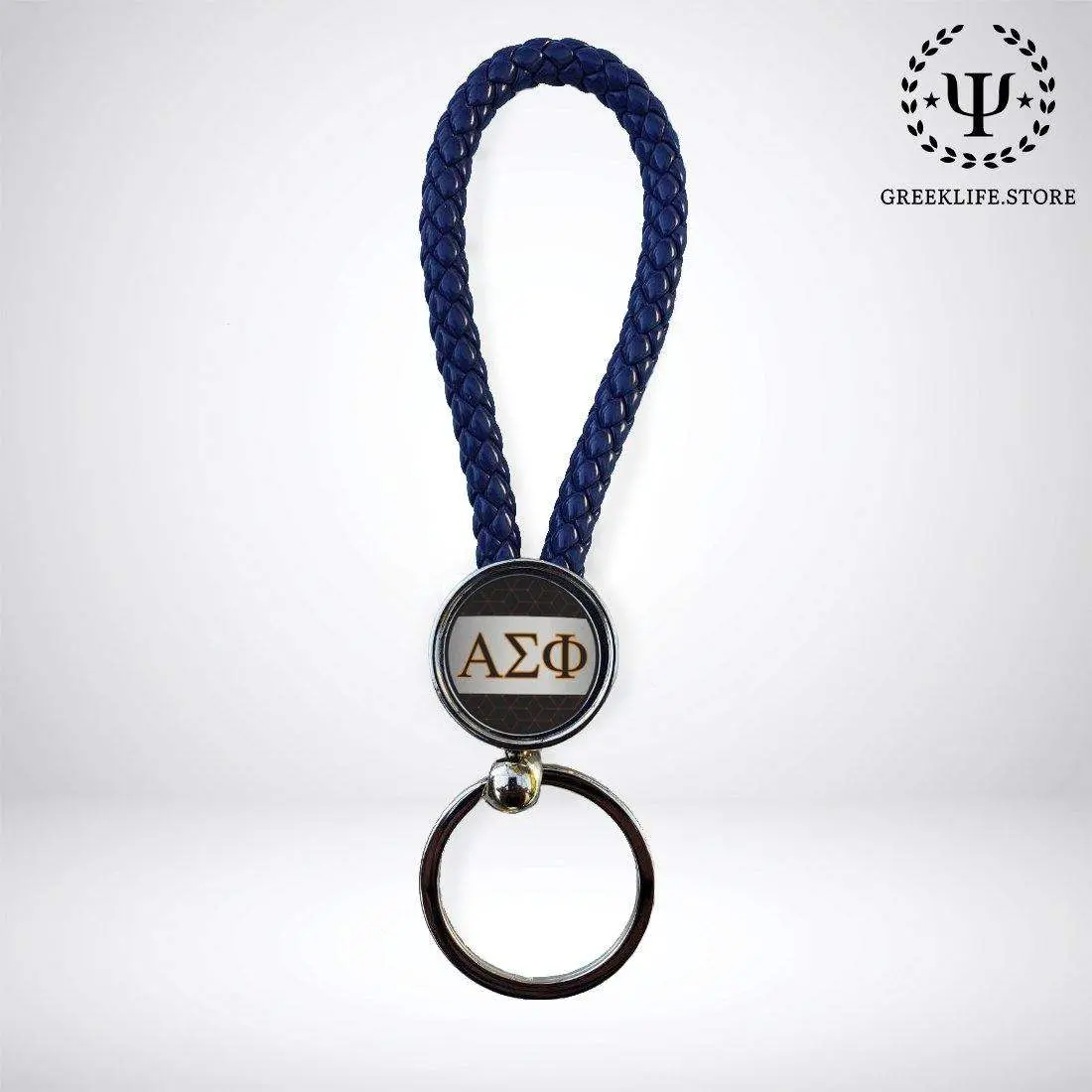 Alpha Sigma Phi Keychain Round