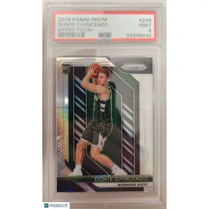 2018-19 Panini Prizm Donte DiVincenzo #246 Hyper Prizm (RC) PSA 9