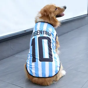 Pet Dog Cat Jersey Football Soccer Summer Sports Vest for Puppy Kitten, Breathable Mesh Shirt XS-6XL