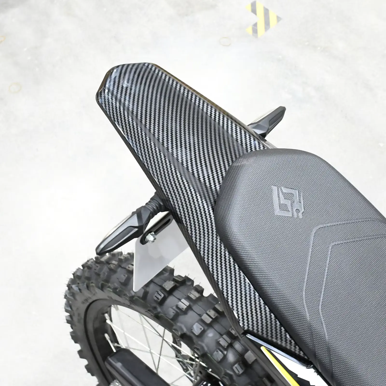 Glossy Water Transfer Rear Fender for Ultra Bee E-bike, Off-road Motorcycle Mud Flap Splash Guard, Ebike Accessories
