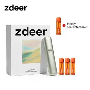 Spring Glow Zdeer Smart Oral Care Device: Electric Metal Oral Spray with Refillable Flavors - Instant Fresh Breath for Spring Dates & Travel