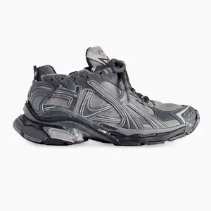 Balenciaga Runner Sneaker Suede Grey Multi
