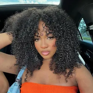 【Live Flashsale】ISEE Wear Go V5 Kinky Curly Pre Bleached Knots Pre Cut 7*5 HD Lace & Pre-Plucked Hairline Glueless Human Hair Wig Beginner Friendly Gifts for Girlfriend/Wife/Family Vacation Hair #Summervibes#ISEECrochetNewArrivals