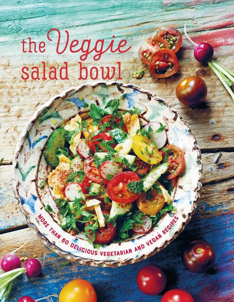 Used Hardcover Book - The Veggie Salad Bowl: 60+ Healthy Vegetarian and Vegan Recipes by Ryland Peters & Small (English)