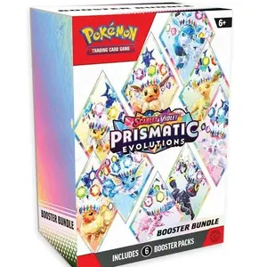 Pokémon - Prismatic Evolutions Booster Bundle (6 Packs) Pokémon - Prismatic Evolutions Booster Bundle (6 Packs)