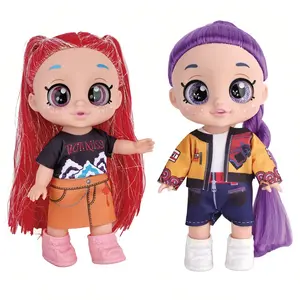 K-pop doll and anime action figure set, 10-inch figures with 5 joints that can play music; Rumi, Mira, and Zoey dolls; gifts for children—toys for girls and boys