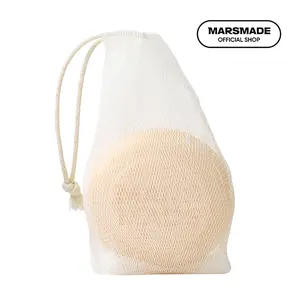 MARSMADE PLA Mesh Soap Saver - Official Product Plant-Based Exfoliating Net Bag for Shampoo, Conditioner & Body Bars - Travel-Friendly Foaming Shower Soap Scrubber Pouch with Breathable Mesh & Hanging Loop