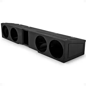 QPower Quad 8" Sub Box - Chevy Silverado Crew Cab, GMC Sierra Crew Cab 2007-2026 QPower Quad 8" Sub Box - Chevy Silverado Crew Cab, GMC Sierra Crew Cab 2007-2026