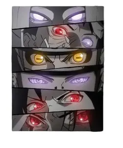 Canvas printed posters, classic Japanese anime eye artworks, are perfect gifts for anime enthusiasts. They are ideal wall decorations for bedrooms, living rooms, kitchens, and dormitory corridors.