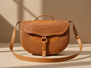 Palomino Full-Grain Leather Crossbody Bag for Women | Handmade Western Chic Shoulder Bag