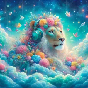 Lion Pattern DIY Diamond Arts Colorful Painting Kit without Frame, DIY 5D Diamond Arts Colorful Painting Kit, Wall Art Decor for Home Living Room Bedroom