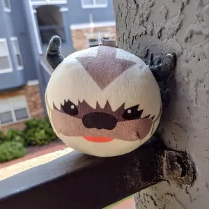 Flying Bison Plush Keychain