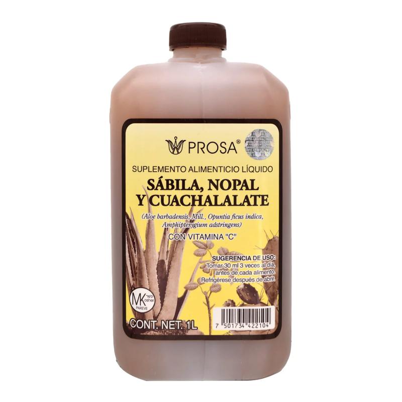 Prosa - Aloe Vera, Nopal y Cuachalalate 1 L -  Delicious and Natural Juice | Product of Mexico