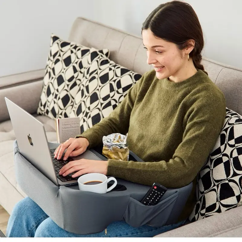 tabcouchcaddy multifunctional lap desk pillow