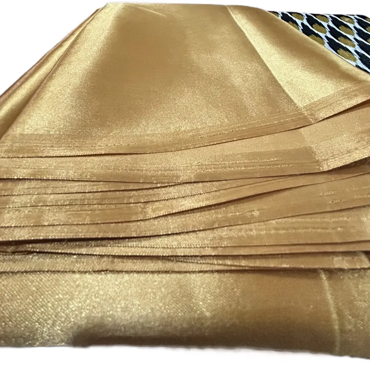 Women's Satin Silk Saree with Gota Satin Blouse Piece - Traditional Dress