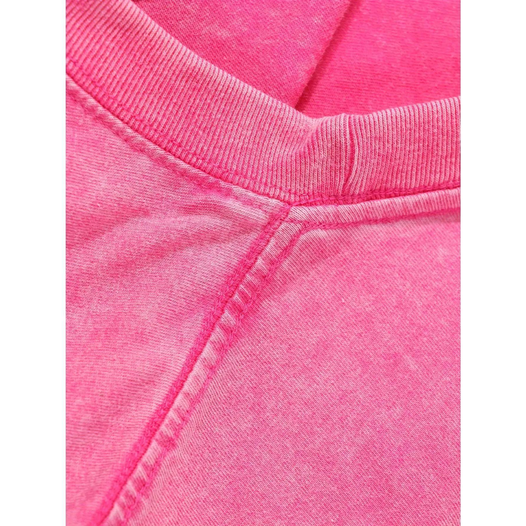 3Pcs Acid Wash T-shirts Unisex Oversized Half Short Sleeves Casual Loose Solid Streetwear Tops,Lady T-shirt Baggy Retro Street T-Shirts,Loose Fit funny cat graphic worm women