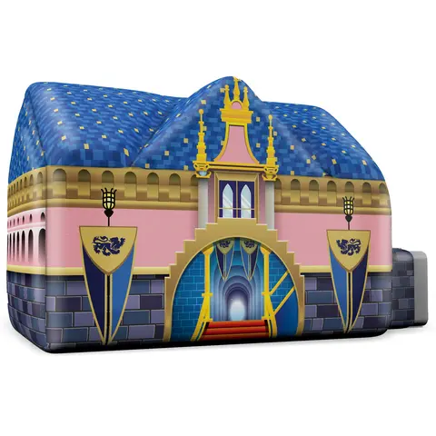 The Original AirFort Royal Castle Inflatable Play Tent for Kids, Indoor Princess Castle Play Fort, Sets Up in 30 Seconds with Any Box Fan