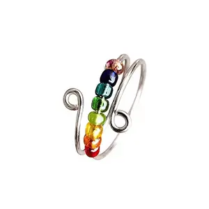 Stress-relieving and anti-anxiety rotating ring