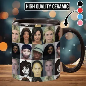 Real Housewives Mugshot Ceramic Coffee Mug tvg10003 Funny Fan Gift 11oz Durable Quality USA Printed Coffee Mug