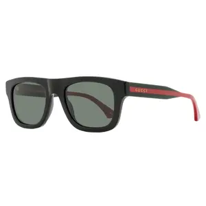 Gucci Soft Rectangular Sunglasses GG1991S 001 Black-Web 52mm Gucci Soft Rectangular Sunglasses GG1991S 001 Black-Web 52mm