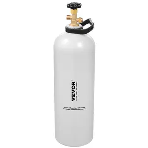 【Summerfinds】VEVOR CO2 Tank,  20 lbs New Aluminum Alloy Cylinder, CO2 Air Tank with Spray Coating, CGA320 Valve, Handle & Adjustable Pressure, DOT & TC Approved Cylinder for Draft Beer Dispensing and Soda Maker