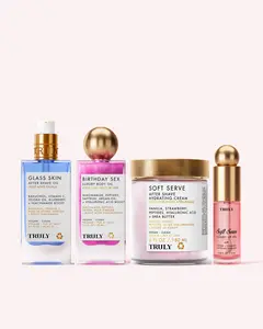Gabrielle’s Glass Skin Glow - 4-Piece Hydrating Body & Lip Glow Set