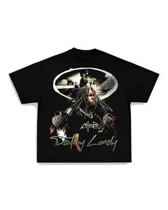 DESTROY LONELY TEE Print Short Sleeve T-Shirt Menswear Soft Top Breathable Underwear Man Tshirt Streetwear Casual Fabric