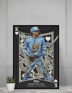 Topps 2025 All Kings Bobby Witt Jr. 12x17 Poster Kansas City Royals