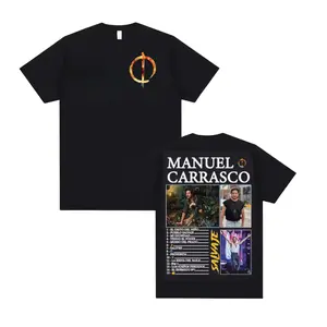 Manuel Carrasco Salvaje Album Tracklist Graphic T-Shirt, Latin Music Artist Shirt, Gift for Music Lovers, Shirt For Men Women