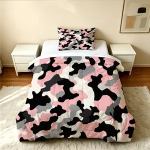 2/3Pcs Camouflage Print Comforter Set, Multiple Styles, Soft, Comfortable, Warm and Breathable, Bedding Suitable for Bedroom, Suitable for All People, Ideal Gift Choice (Pillow Insert Not Included)