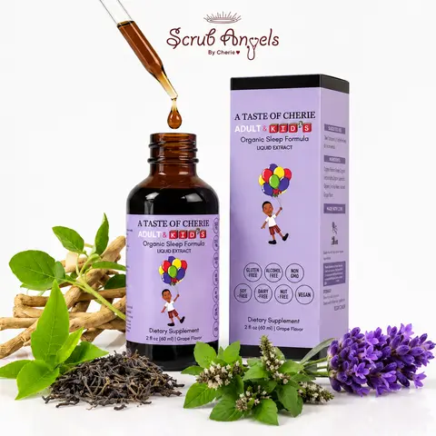 Sleep Blend Liquid Extract Dietary Supplement Liquid - 2 fl oz Herbal Blend, Restful Sleep Support, Stress Relief, Natural Wellness Boost, L-Theanine Soothe, Calm Mood Aid, Dairy Free Natural Adaptogen