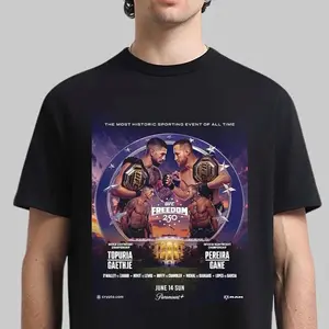 UFC Freedom 250 White House Official Poster On June 14 2026 T-Shirt 6AT