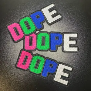 Dope Patches - Vibrant Multicolor Embroidered Patches for Stylish Outfits and Accessories