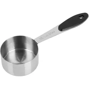 1/3 Cup  Grips Stainless Steel Measuring Cup -1PCS