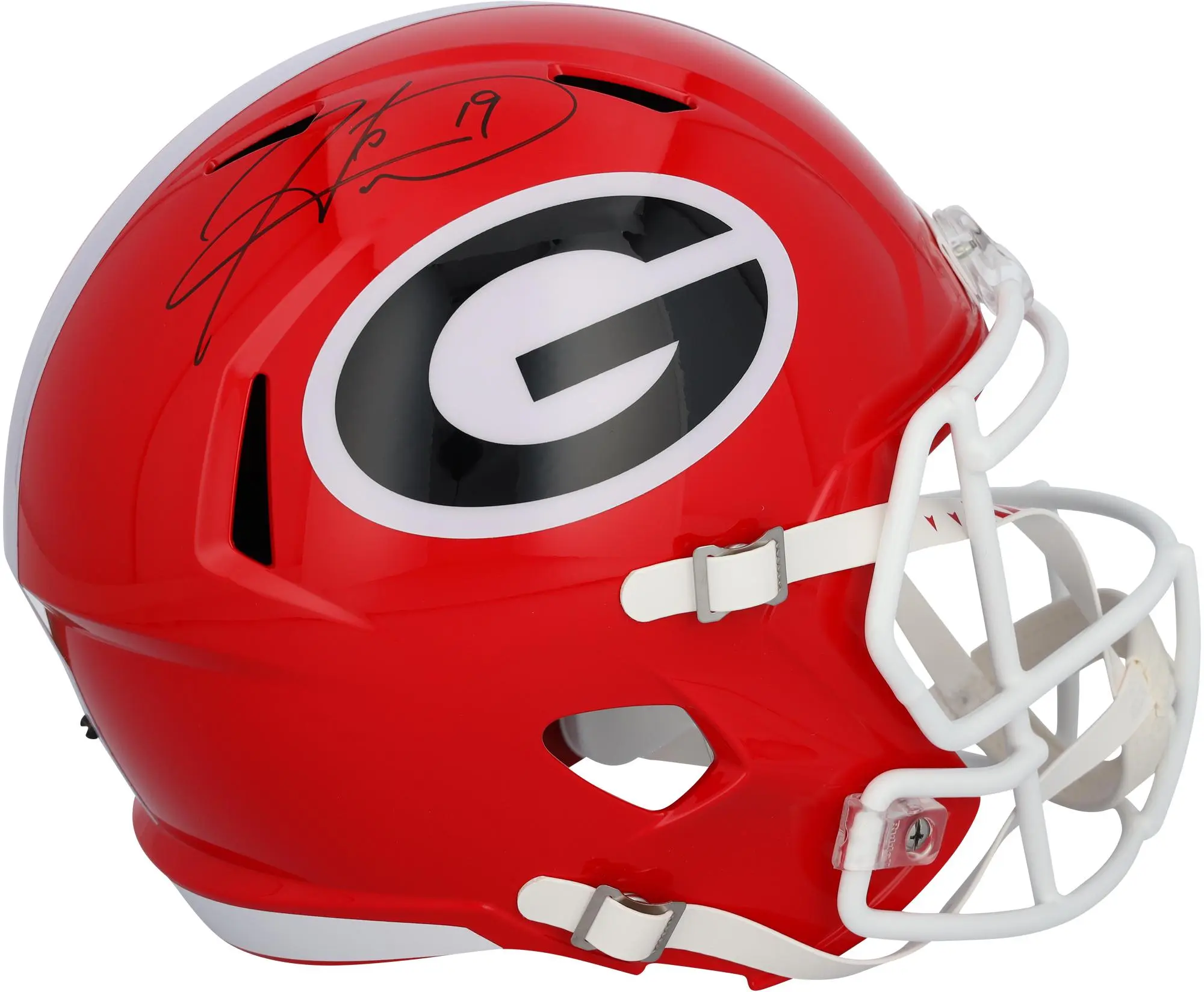 Hines Ward Georgia Bulldogs Autographed Riddell Speed Replica Helmet - Fanatics Authentic Certified