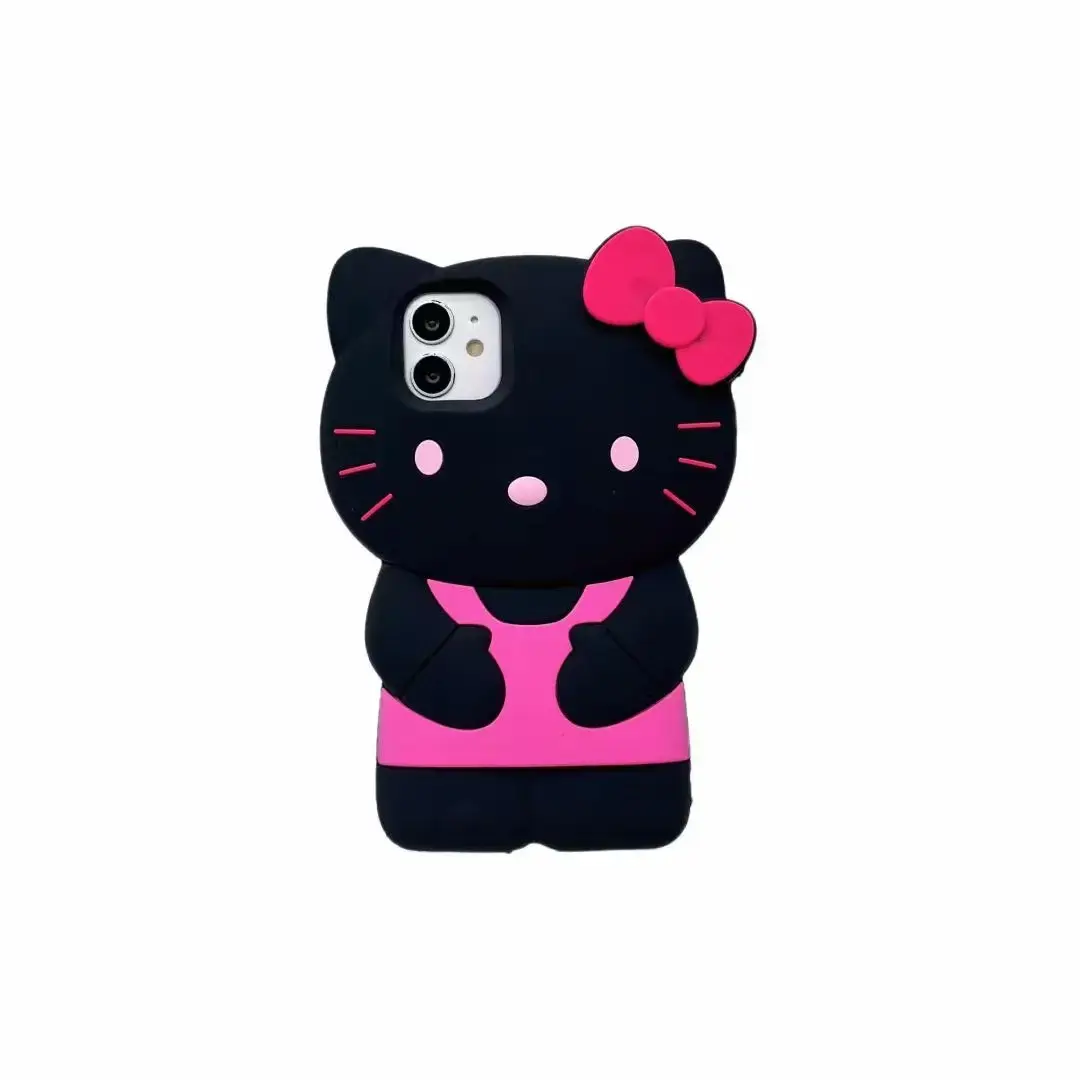Sanrio Hello Kitty Phone Case - Charming Silicone Hello Kitty Design for Phone Protection & Style