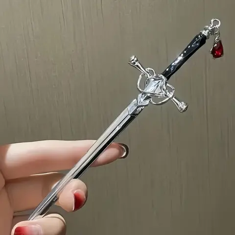 Vintage Knife Shaped Hair Pin, Fashionable Hair Accessories for Women & Girls, Trendy All-match & Exquisite Hair Pin for Birthday Gift, Hairpins, Decorative Hair Clips, Hairstyle Accessory, Clip Design