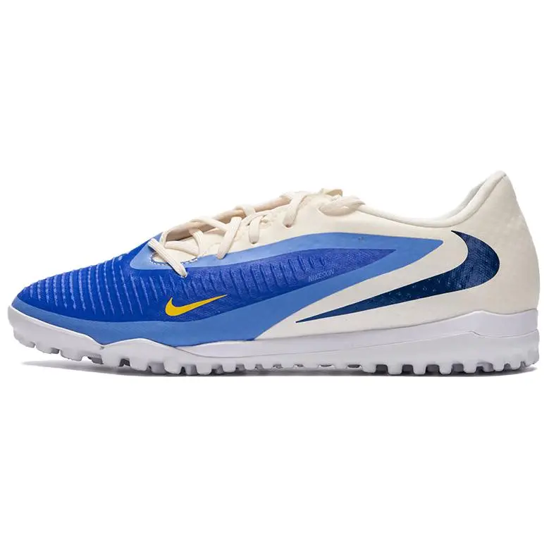 Nike Phantom 6 TF Turf Abrasion Resistant Soccer Shoes Unisex Blue Versatile Comfort HQ2327-400