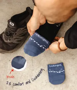 Men's Cushioned No-Show Training Socks