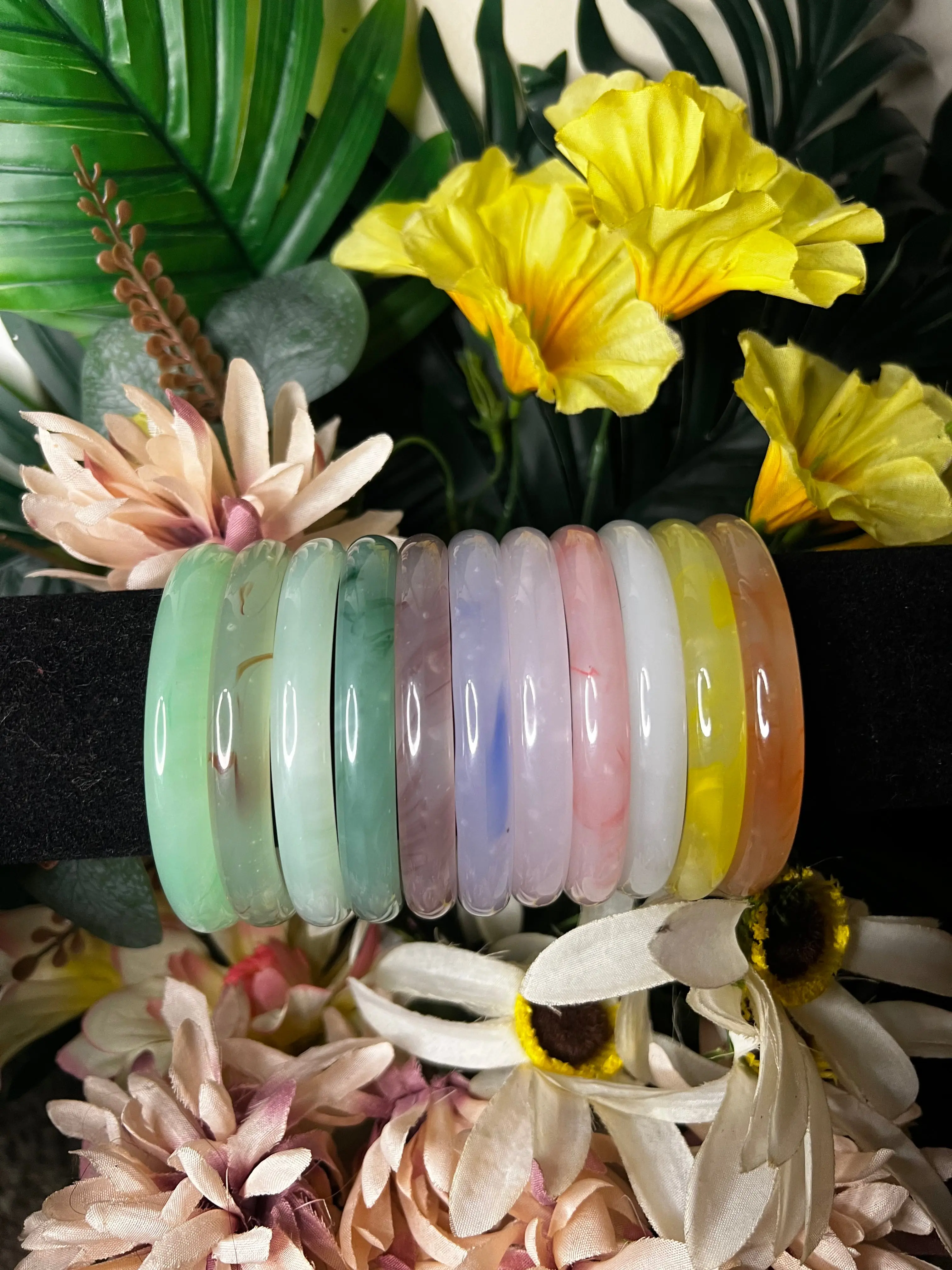 GLASS BANGLES ( 1 BANGLE ) CLICK FOR MORE