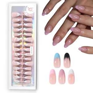 Molyangle 150PCS On , with 15 Sizes, Pink Black Ombre for Women and Girls, Wedding Everyday Manicure cool elegant project multicolor versatile bridal shower duck ha hand g reus nailhex la b jewel we lig whit fla fal fren wear glos cra rhinest medium birth