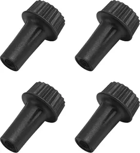 Light Lamp Turn On/Off  Knobs Replacement, Black, Standard Size, 4 Packs