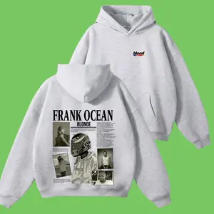 Frank Ocean Blonde Hoodie 2 Sides, Retro Music Album Cover Sweatshirt with Front & Back Print, Aesthetic Streetwear Pullover, Unisex, Full Color, Full Size, Gift For Fans        Hỏi ChatGPT