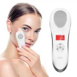 Hot Cold Facial Massager | Anti Puffiness Dark Circle Skin Tightening Lifting Device, Sonic Wrinkle Reducing Facial Beauty Tool For Morning Skincare Routine