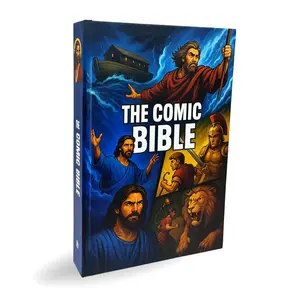The Comic Bible for Children, New Full-Color Illustrated Bible Comic Book, from Genesis to Revelation with Complete, Christian Gift