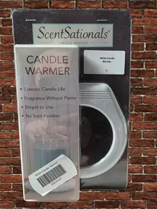 White Candle Warmer