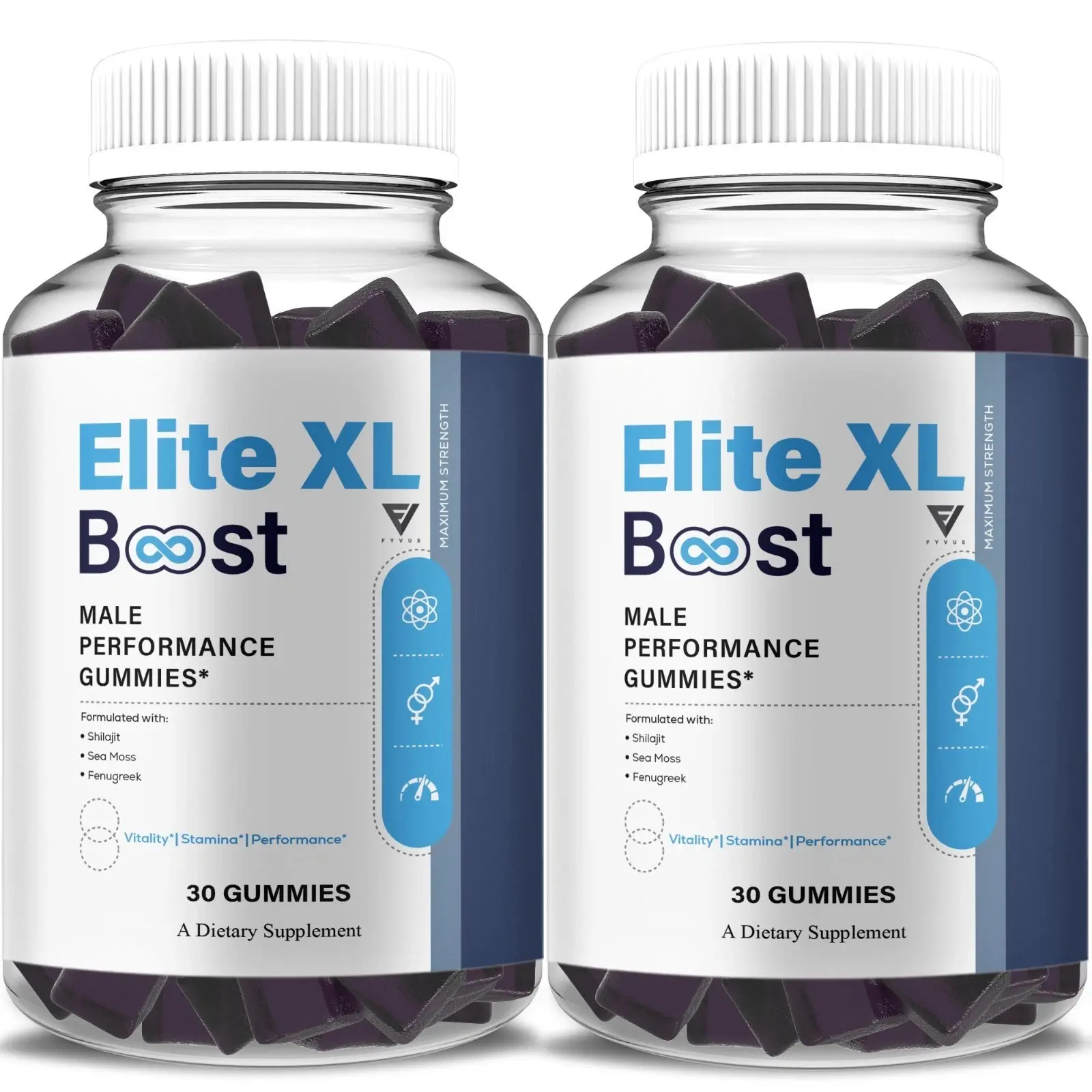 (2 Pack) Elite Life XL Gummies, Daily Wellness – Nutritional Support Formula Performance (60 Gummies)