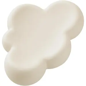 WENSHUO Cube Cloud Jewelry Tray, Chubby Trinket Dish, Matte Crème